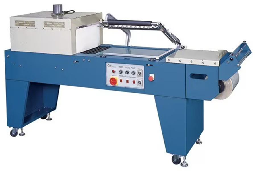Shrink wrapping machines for packaging lines in pharmaceutical and FMCG industries
